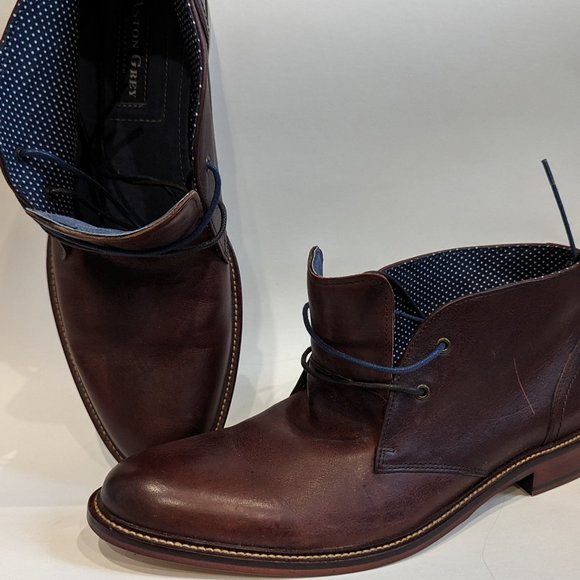 Aston Grey Chukka Boots (NEW)